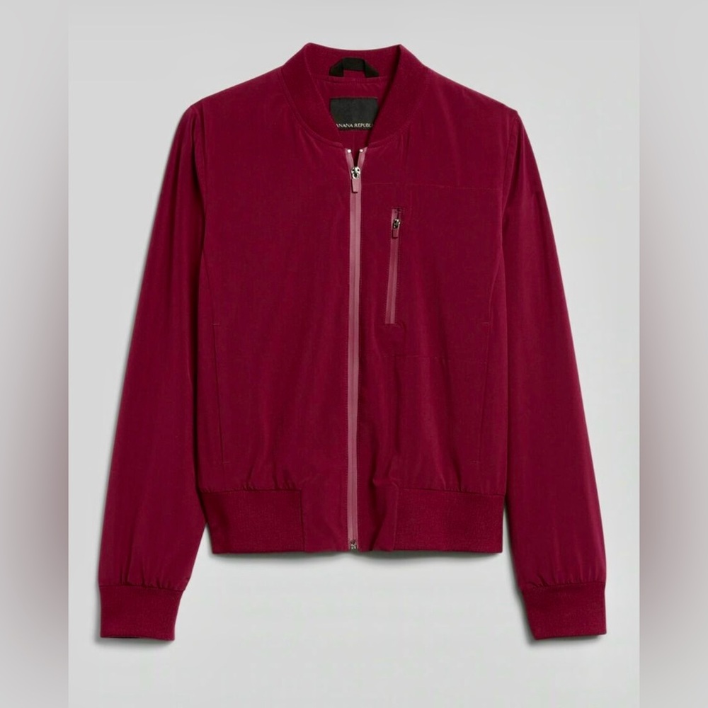 Banana Republic BR Sport Flyweight Bomber Jacket
